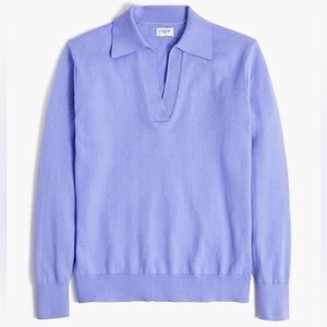 J. Crew Women's Blue V-Neck Sweater Size L